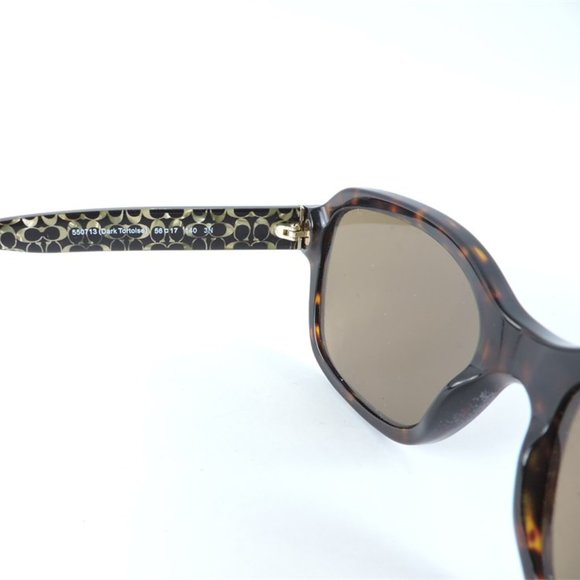 Coach Prescription Sunglasses Frames Dark Brown Tortoise - Picture 9 of 13